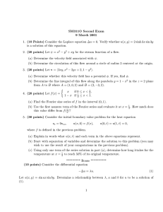 SM311O Second Exam 9 March 2001 (10 Points) (20 points)