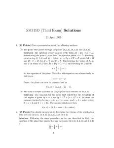 SM311O (Third Exam)