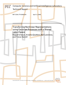 Transferring Nonlinear Representations using Gaussian Processes with a Shared Latent Space