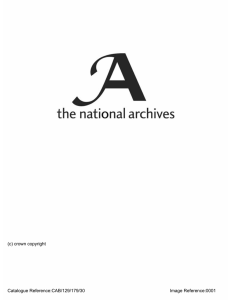 (c) crown copyright Catalogue Reference:CAB/129/179/30 Image Reference:0001