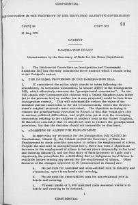 CP(71) 58 COPY NO 10 May 1971 CABINET IMMIGRATION POLICY
