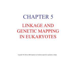 CHAPTER 5  LINKAGE AND GENETIC MAPPING