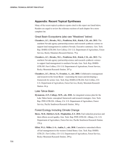 Appendix: Recent Topical Syntheses