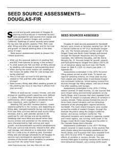 S SEED SOURCE ASSESSMENTS— DOUGLAS-FIR SEED SOURCES ASSESSED