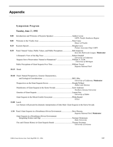 Appendix Symposium Program Tuesday, June
