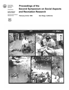 Proceedings of the Second Symposium on Social Aspects and Recreation Research