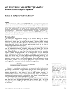 An Overview of Leopards: The Level of Protection Analysis System