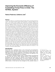 Improving the Economic Efficiency of Combatting Forest Fires in Chile: The