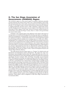 II.  The  San  Diego  Association ... Governments  (SANDAG)  Region