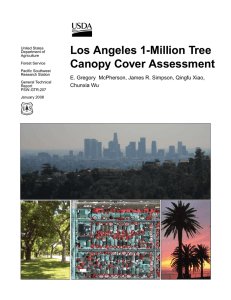 Los Angeles 1-Million Tree Canopy Cover Assessment