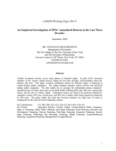 CARESS Working Paper 00-15 Decades