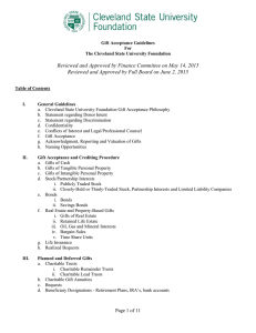 Reviewed and Approved by Finance Committee on May 14, 2015