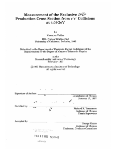 Measurement of the Exclusive Collisions Production Cross  Section  from at 4.03GeV