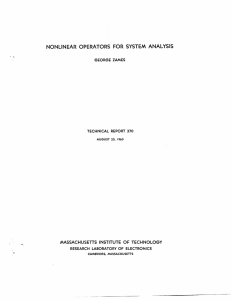 NONLINEAR  OPERATORS _11___ ^4·^_1___1__^___1·11II1IIIUI-II-L^_I_- ZAMES