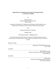 Opportunities and Challenges of Investing in Emerging Markets: