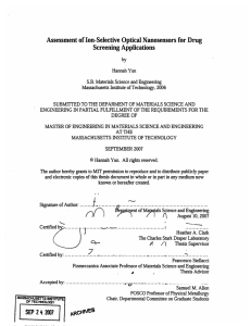 Assessment  of Ion-Selective  Optical Nanosensors  for Drug