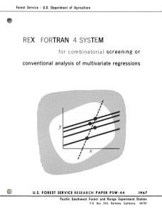 rn SYSTEM REX FORTRAN  4