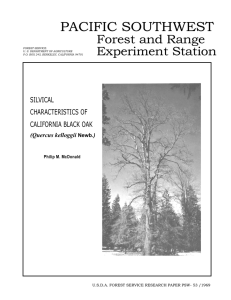 PACIFIC SOUTHWEST Forest and Range  Experiment Station