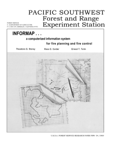 PACIFIC SOUTHWEST Forest and Range Experiment Station INFORMAP . . .