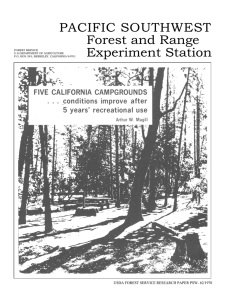 Forest and Range Experiment Station i
