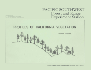 PACIFIC SOUTHWEST Forest and Range Experiment Station USDA FOREST SERVICE RESEARCH PAPER PSW-