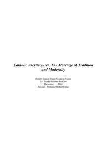 Catholic Architecture:  The Marriage of Tradition and Modernity