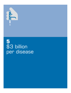 5 $3 billion per disease