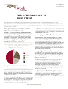 family caregiving and the older worker fact sheet 02 december 2009