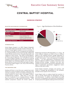 central baptist hospital Executive C Executive Case Summary Series emerging strategy