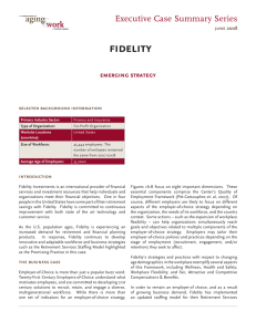 fidelity Executive C Executive Case Summary Series emerging strategy