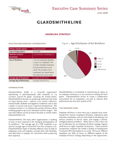 glaxosmithkline Executive Case Summary Series emerging strategy