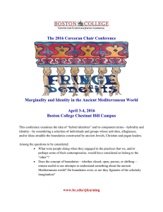 The 2016 Corcoran Chair Conference April 3-4, 2016