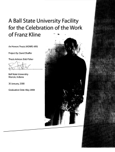 A Ball  State University Facility of Franz Kline -