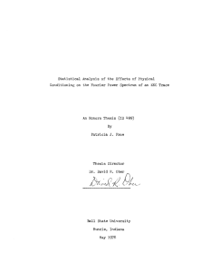 Statistical  Analysis  of  the  Effects ... Conditioning  on  the  Fourier  Power ...