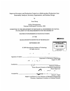 Improved  Inventory  and Production  Control on ... Seasonality  Analysis,  Inventory  Supermarket, and  Kanban ...