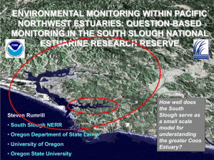 ENVIRONMENTAL MONITORING WITHIN PACIFIC NORTHWEST ESTUARIES: QUESTION-BASED