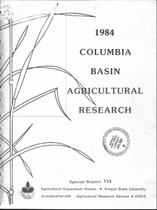 1984 BASIN AG CULTURAL COLUMBIA