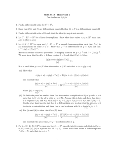 Math 6510 - Homework 1 Due in class on 9/9/14 S ,