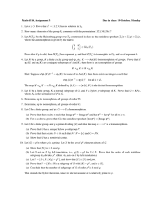 Math 6310, Assignment 3 Due in class: 19 October, Monday