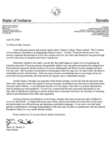 Senate State of Indiana