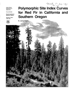 6 Polymorphic Site Index Southern  Oregon