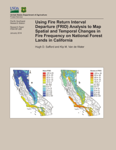 Using Fire Return Interval Departure (FRID) Analysis to Map