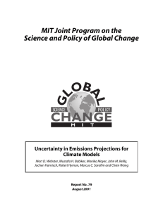 MIT Joint Program on the Science and Policy of Global Change