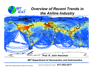 Overview of Recent Trends in the Airline Industry MIT ICAT
