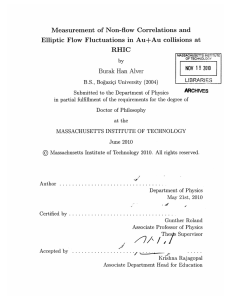 Measurement  of  Non-flow  Correlations  and