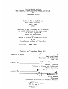COLUMNS  AND by BETWEEN  STRUCTURE  AND  SPACE