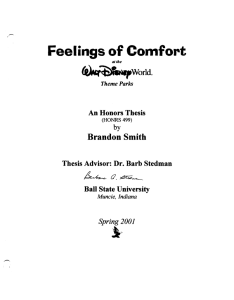of Comfort Feelings ~World, Brandon Smith