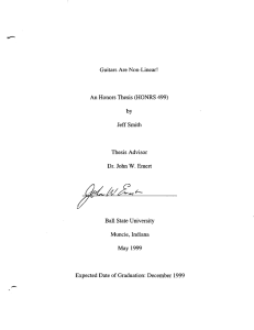 Guitars Are Non-Linear! An Honors Thesis (HONRS 499) by Jeff Smith