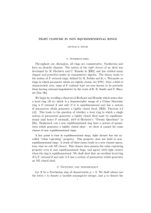 1. Introduction Throughout our discussion, all rings are commutative, Noetherian and