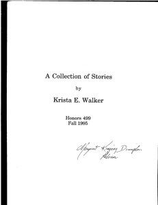Collection  of Stories Krista E.  Walker A by